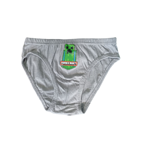 Set 2 perechi șosete ABS, talpă antiderapantă și 3 perechi chiloți băieți, 100% bumbac, multicolor, Happy, Minecraft [5]