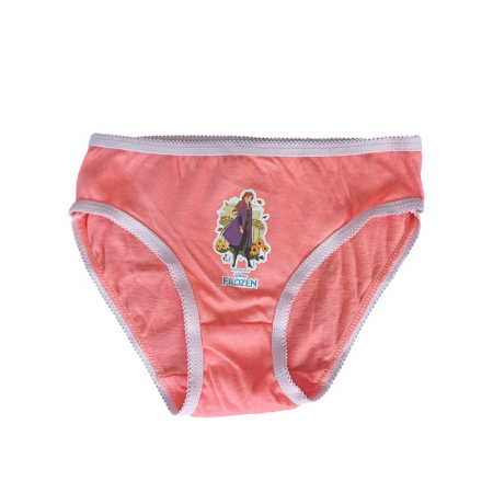 Set 2 perechi șosete ABS, talpă antiderapantă și 3 perechi chiloți fete, 100% bumbac, multicolor, Happy, Frozen [5]