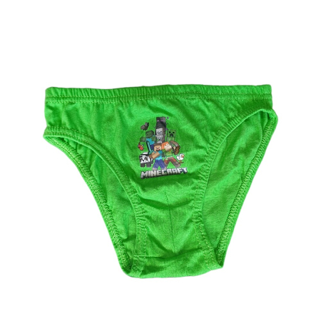 Set 3 perechi chiloți băieți, multicolor, 100% bumbac, Happy, Minecraft [3]