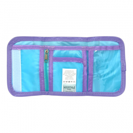Set ghiozdan, 26x22x10 cm, sac sport si portofel, multicolor, Frozen [8]