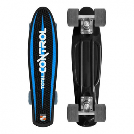 Skateboard Copii, 55 x 15 cm, placa PP antiderapanta, roti luminoase fara baterii, rulmenti Abec-7, multicolor, Skids Control Light [2]