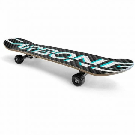 Skateboard - Skateboard Copii, 70x20 cm, 9 straturi de artar, placa antiderapanta, rulmenti Abec-5, multicolor, Skids Control Carbone