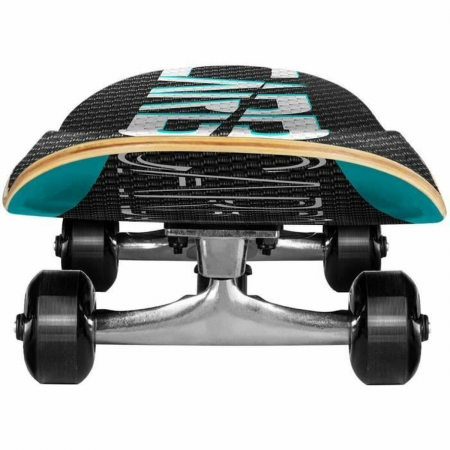 Skateboard Copii, 70x20 cm, 9 straturi de artar, placa antiderapanta, rulmenti Abec-5, multicolor, Skids Control Carbone [2]