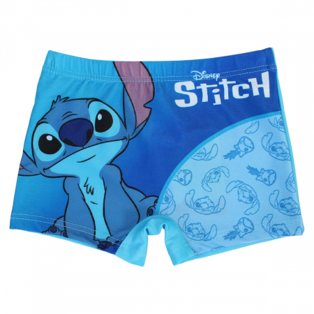 Costume de baie - Slip tip boxeri, pentru baieti, albastru, Stitch