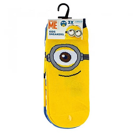 Set 3 perechi șosete copii, multicolor, Minions [1]