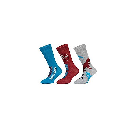Lenjerie intimă și șosete - Set 3 perechi șosete copii, multicolor,  Danger, Jurassic World