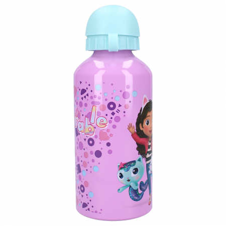 Sticla apa din aluminiu, multicolor, capacitate 500 ml, Really Refreshing, Gabby's Dollhouse [1]