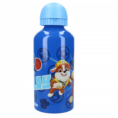 Sticle pentru lichide - Sticla apa din aluminiu, multicolor, capacitate 500 ml, Really Refreshing, Paw Patrol