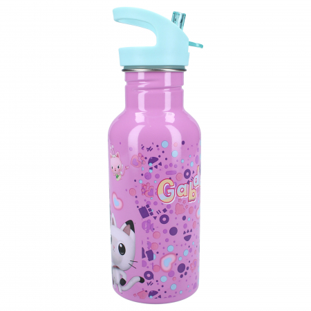 Sticla apa din aluminiu, multicolor, capacitate 500 ml, Take A Sip, Gabby's Dollhouse [2]