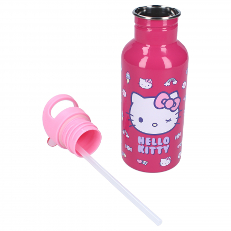 Sticla apa pentru copii, multicolor, capacitate 500 ml, Take A Sip, Hello Kitty [4]
