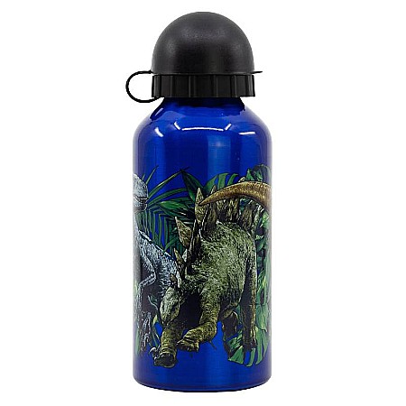 Sticla de apă Stor®, pentru copii, din aluminiu, cu model JURASSIC WORLD, 400 ml [1]