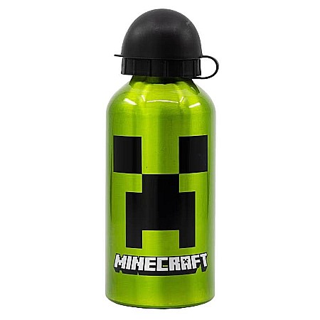 Sticlă apă aluminiu Minecraft Creeper 400ml Verde [0]