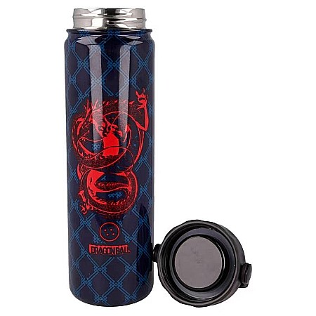 Sticlă Termos din inox, cu pereți dubli, fără BPA, roșu/albastru, 650 ml, Dragon Ball [1]
