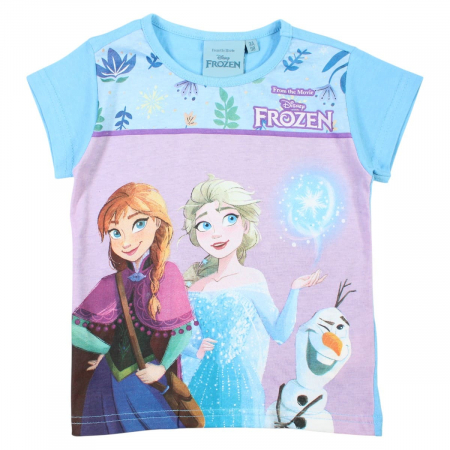 Tricouri copii - Tricou copii 100% bumbac, multicolor, Happy Days, Frozen
