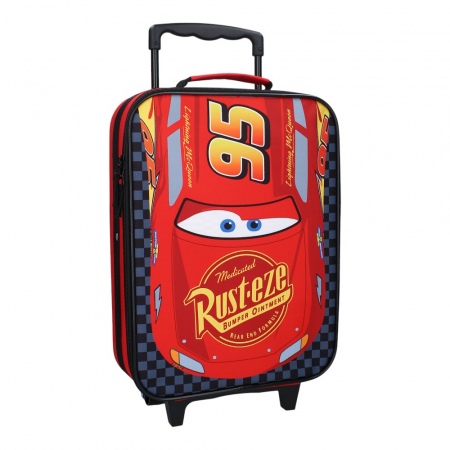 Trolere de călători - Troler copii, dimensiuni 41x30x14 cm, Multicolor, Made To Roll, Cars