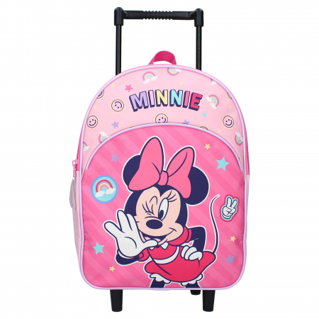 Troler multicolor, cu un compartiment, 33x25x12 cm, beretele ajustabile si captusite, Glam It Up, Minnie Mouse [1]