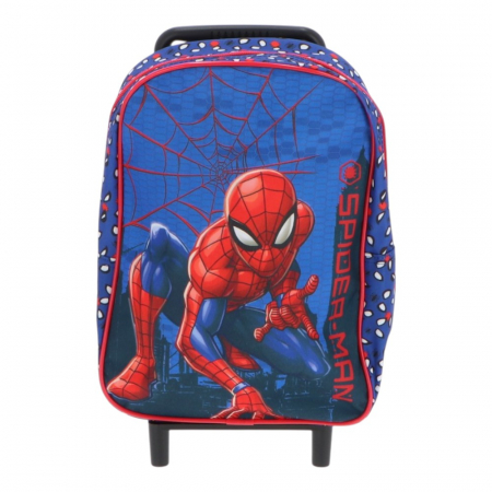 Ghiozdane și Rucsacuri - Troler prescolari, 31x24x10 cm, multicolor, cu bretele ajustabile, Spiderman