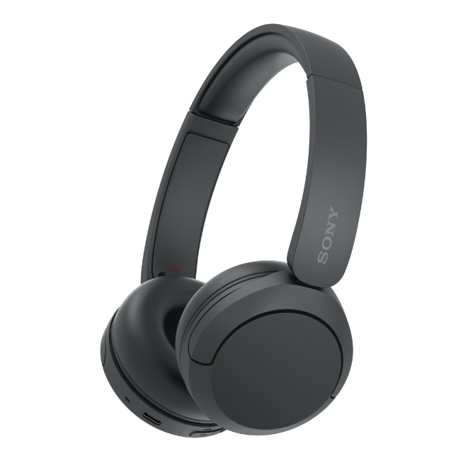 Casti On Ear Sony WH-CH520B, Wireless, Bluetooth, Microfon, Multipoint connection, Quick Charge, Autonomie 50 ore, Negru [1]