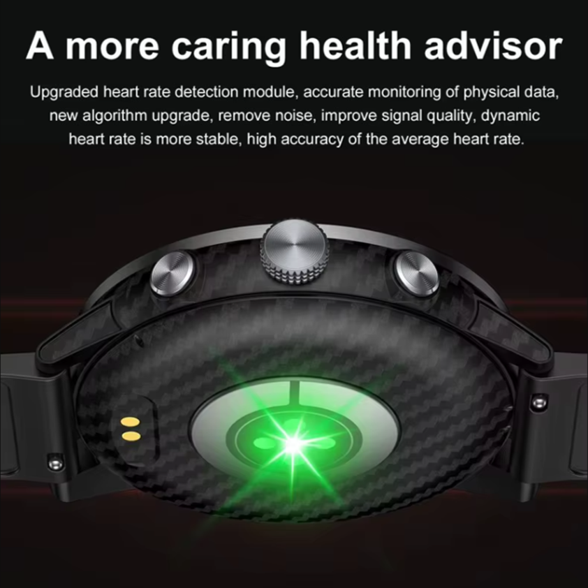 Ceas Smartwatch Zenark® G30 PRO Carbon, Ecran Amoled Ultra HD 4K, Baterie 450 mAh, Rezistent la socuri extreme, Subacvatic 3 ATM, Busola, Altimetru, Barometru, Functie ritm cardiac, Somn, Oxigen sange SpO2, Stres, Respiratie, 170+ moduri de sport, Gri [5]