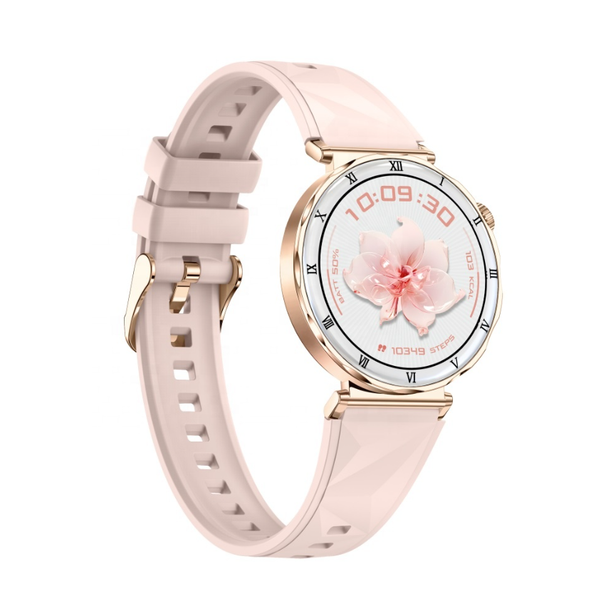 Ceas SmartWatch Dama ZENARK® i22 PRO, SUPER AMOLED, Auriu [16]