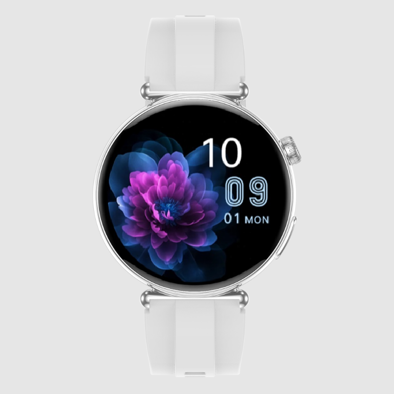 Ceas SmartWatch de Dama ZENARK® MED EX 9 PRO, Ecran AMOLED Ultra HD 4K, 2 Bratari, Functii sanatate, Sporturi multiple, Silver [3]