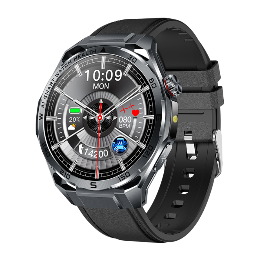 Ceas SmartWatch ZENARK® X-ET 47 PRO, Ecran IPS Ultra 4K, Functii sanatate, Negru [2]