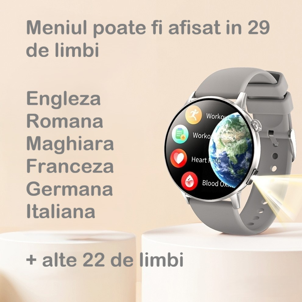Smartwatch Zenark Dbit 8 AMOLED Gri [3]
