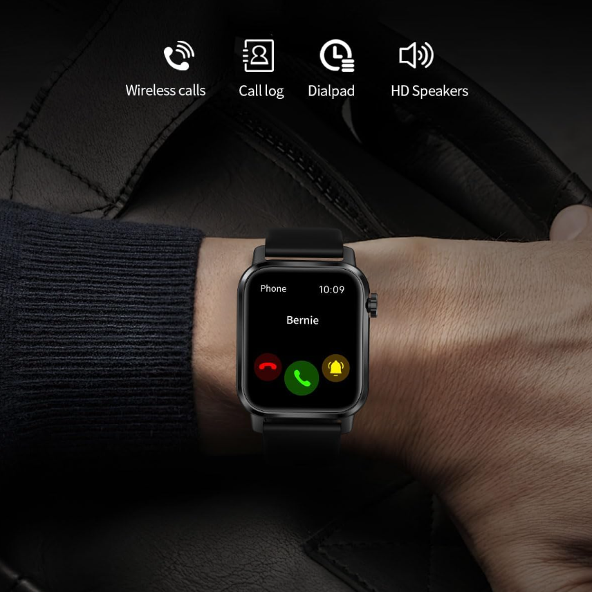 Ceas SmartWatch ZENARK® VZ 3 LITE, Ecran Ultra HD, Negru [11]