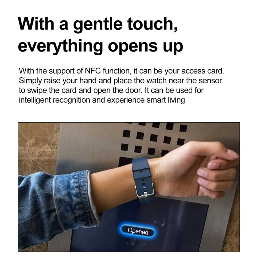 Ceas SmartWatch ZENARK® T9, Ecran Retina Ultra HD, Functii sanatate, 100+ Sporturi, Negru [22]