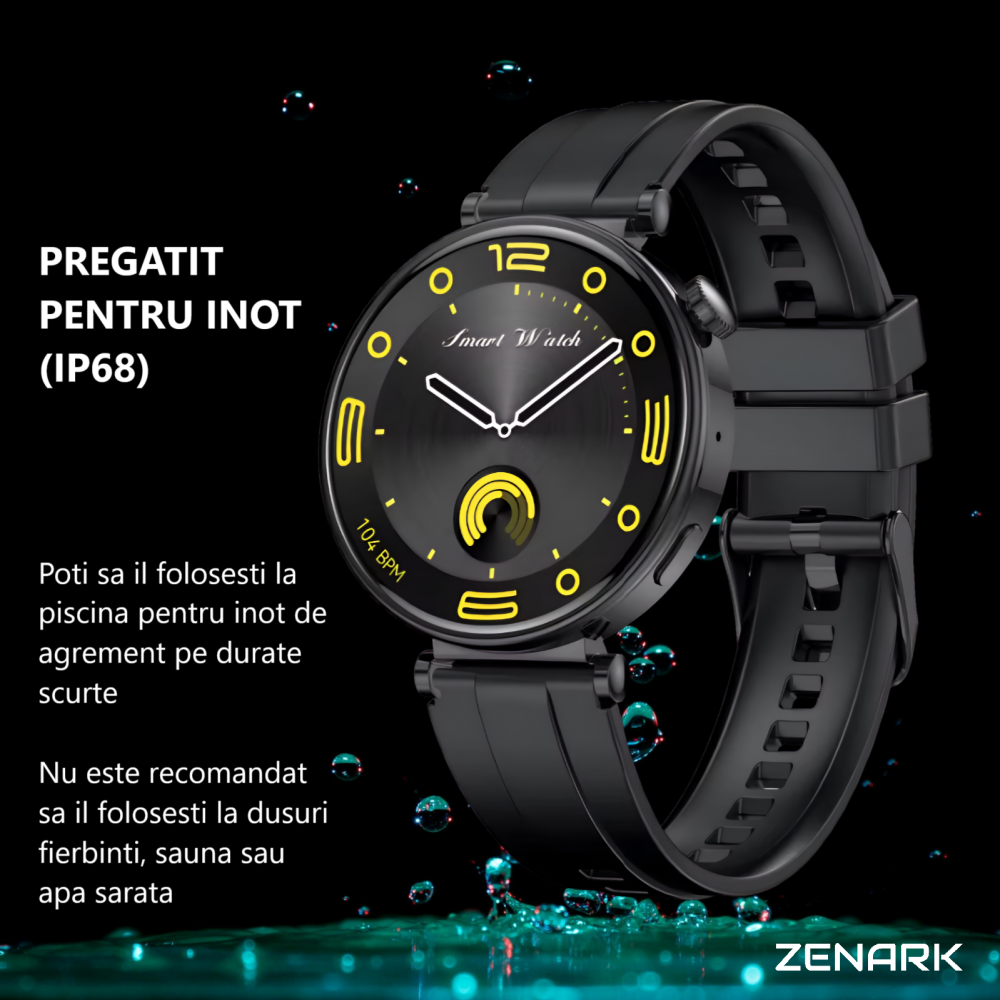 SmartWatch de Dama ZENARK® WatchFit GT5 PRO, Silver - RESIGILAT [7]