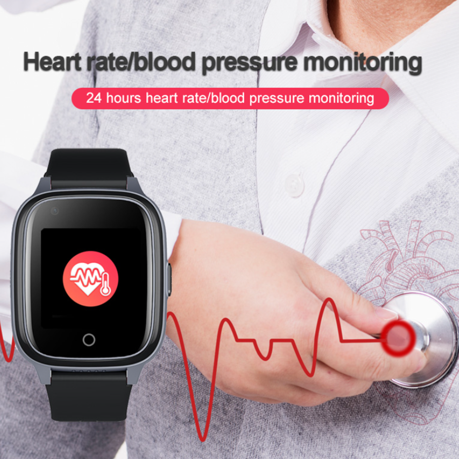 Smartwatch pentru Seniori/Adulti cu Cartela SIM ZENARK® G4 Elder PRO, Negru [11]