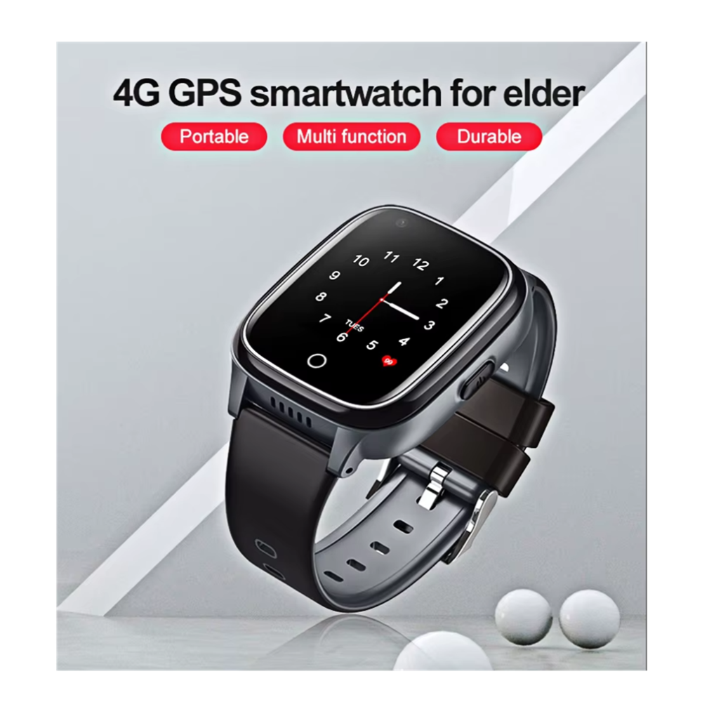 Smartwatch pentru Seniori/Adulti cu Cartela SIM ZENARK® G4 Elder PRO, Negru [4]