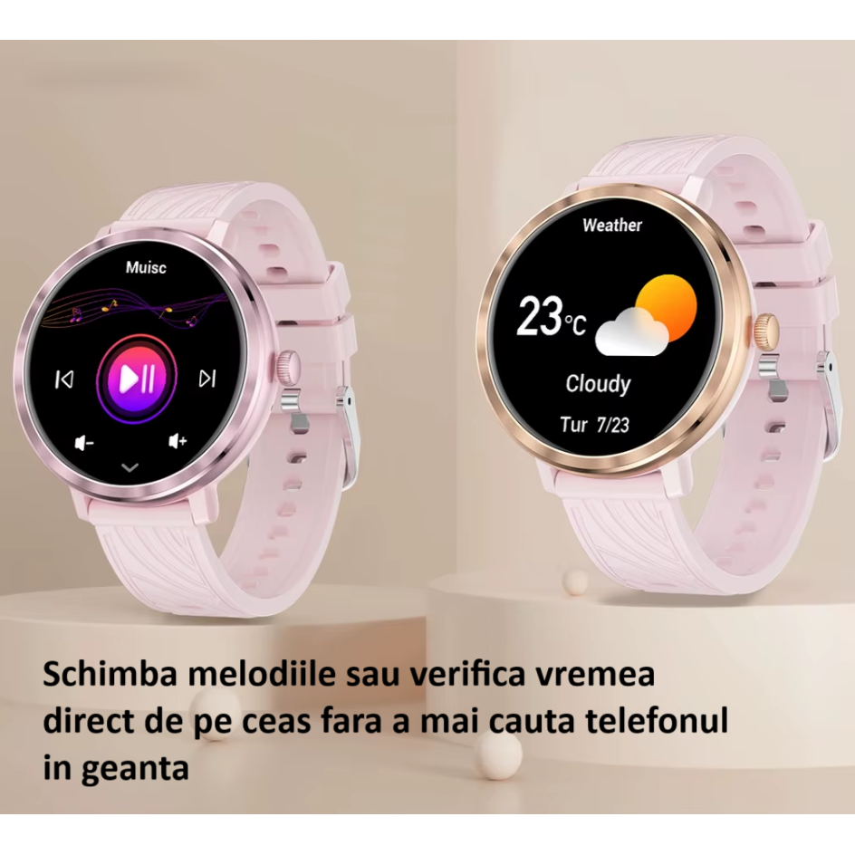 SmartWatch ZENARK® XN 7 PRO, Ecran AMOLED, Gold [8]