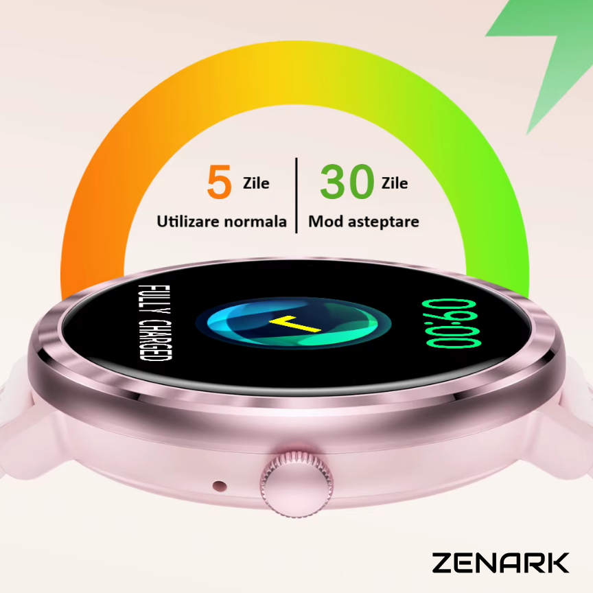 SmartWatch ZENARK® XN 7 PRO, Ecran AMOLED, Negru [11]