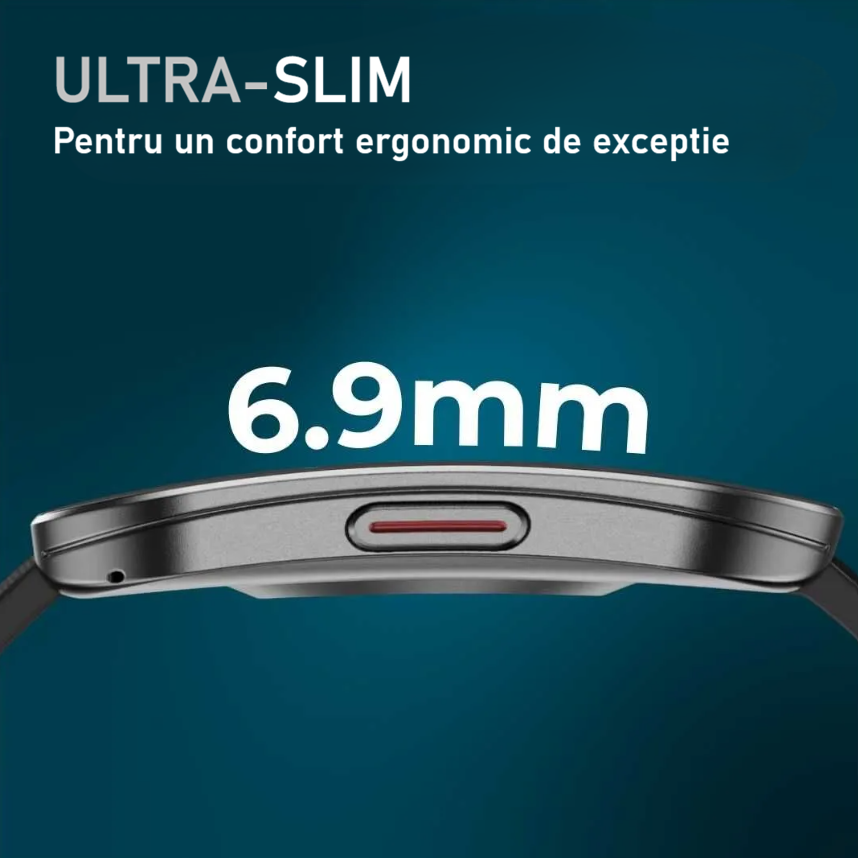 Smartwatch dama ZENARK ULTRA 17 Roz curbat | AMOLED & Apeluri Bluetooth [5]