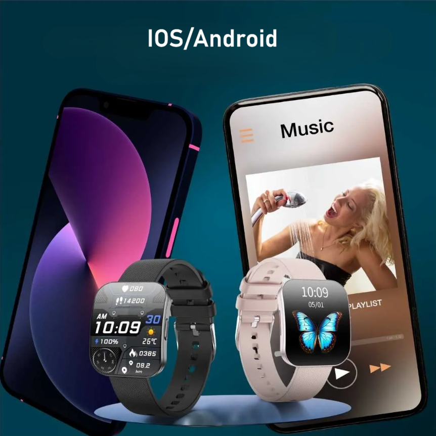 Smartwatch dama ZENARK ULTRA 17 Roz curbat | AMOLED & Apeluri Bluetooth [16]