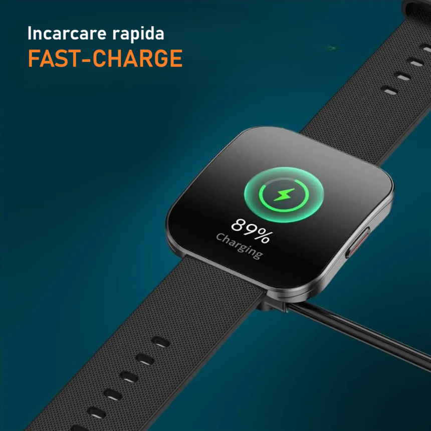 Smartwatch dama ZENARK ULTRA 17 Roz curbat | AMOLED & Apeluri Bluetooth [12]