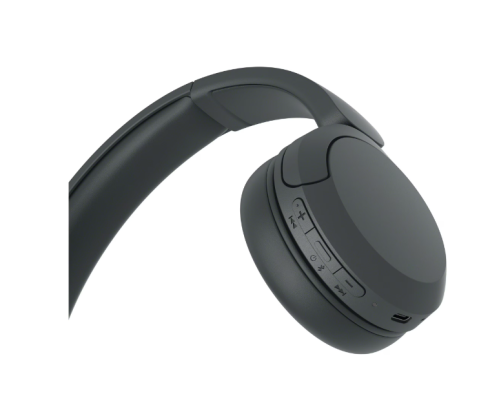 Casti On Ear Sony WH-CH520B, Wireless, Bluetooth, Microfon, Multipoint connection, Quick Charge, Autonomie 50 ore, Negru [3]