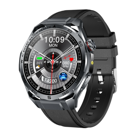 Ceas SmartWatch ZENARK® X-ET 47 PRO, Ecran IPS Ultra 4K, Functii sanatate, Negru [1]