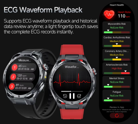 Ceas SmartWatch ZENARK® X-ET 47 PRO, Ecran IPS Ultra 4K, Functii sanatate, Negru [6]
