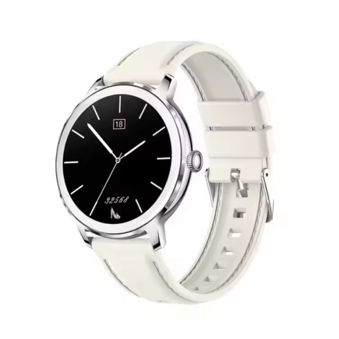 Ceas SmartWatch de Dama ZENARK® T50-XS PRO, 2 Bratari, Ecran AMOLED Ultra HD 4K, Silver [1]
