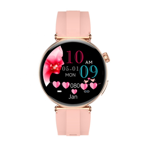 Ceas SmartWatch de Dama ZENARK® MED EX 9 PRO, Ecran AMOLED Ultra HD 4K, 2 Bratari, Functii sanatate, Sporturi multiple, Gold [3]