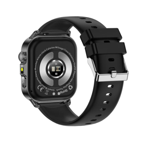 Ceas SmartWatch ZENARK® ET57 ONE, Ecran IPS UHD 4K, Functii sanatate, +100 Sporturi, Negru [18]