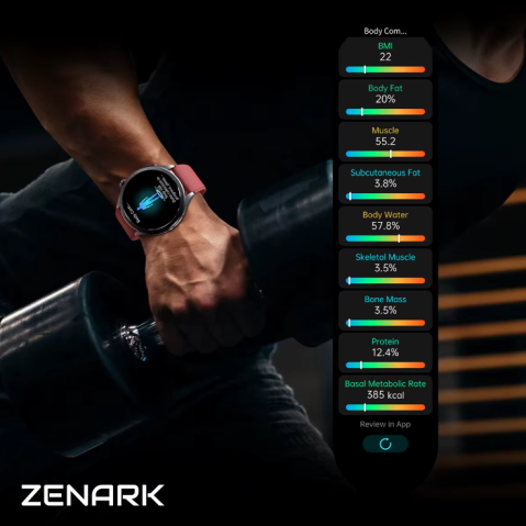 Ceas SmartWatch ZENARK® MED-X 14 PRO, Ecran IPS Ultra 4K, Functii sanatate, Negru [13]
