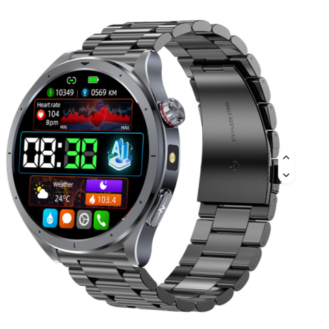 Ceas SmartWatch ZENARK® MED-X 14 PRO, Ecran IPS Ultra 4K, Functii sanatate, Negru [2]