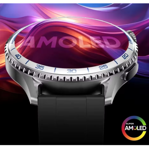 Ceas SmartWatch ZENARK® X-MT 9 PRO, Ecran AMOLED Ultra HD 4K, Estimare Glicemie, ECG, Ritm cardiac 24H, Somn, SpO2, MET, HRV, Tensiune arteriala, Respiratie, Componente sange, Evaluare rapida 30 Sec, Notificari, Apel HD, SMS, Lanterna/SOS LED, Negru [1]