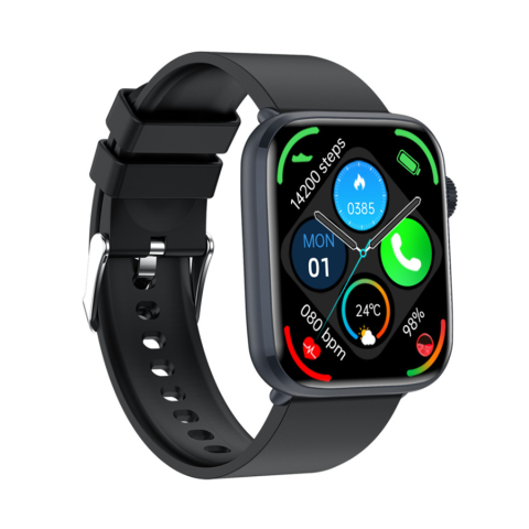 Ceas SmartWatch ZENARK® T9, Ecran Retina Ultra HD, Functii sanatate, 100+ Sporturi, Negru [1]