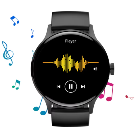 Ceas SmartWatch ZENARK® H30, 2 Bratari, Ecran AMOLED, Rezolutie Ultra HD 4K, Negru [8]