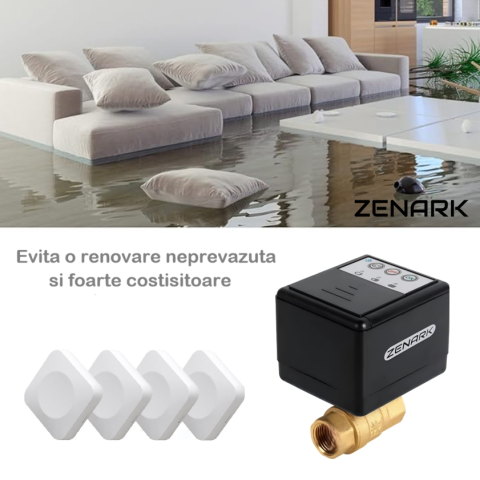Sistem anti-inundatie Zenark RF-4 DN20 3/4 cu 4 senzori wireless [8]