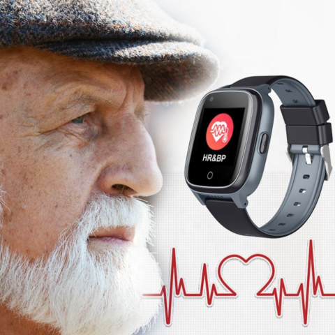 Smartwatch pentru Seniori/Adulti cu Cartela SIM ZENARK® G4 Elder PRO, Negru [1]